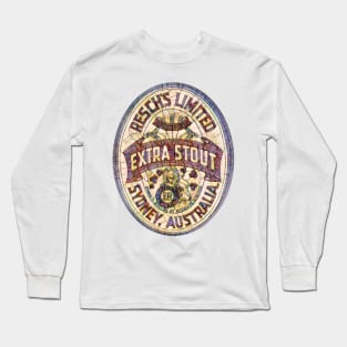 RESCHS STOUT Vintage Beer Label Long Sleeve T-Shirt